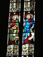 Carcassonne, Eglise St-Vincent, Vitrail (3)